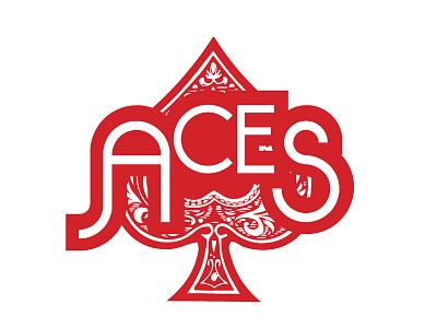 "Aces" aces cards design detail