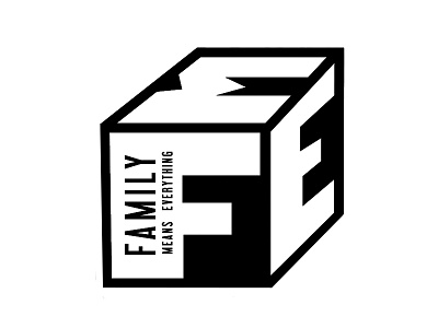 FME Logo Idea (2) 3d cube design family logo