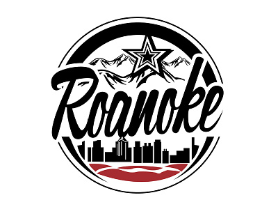 Roanoke, VA Logo city design logo mountains roanoke