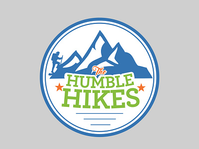 Humble Hikes Logo art forest hiking hire humble nature
