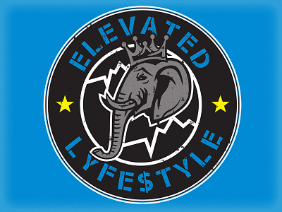 Elevated Lyfestyle Logo elevated for fire lifestyle music