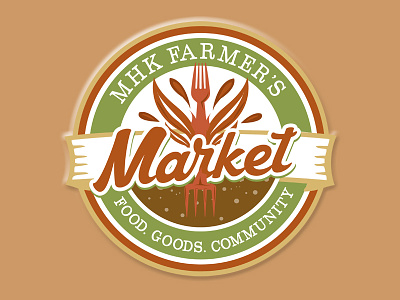 Farmer's Market branding farmer for hire logo marketing