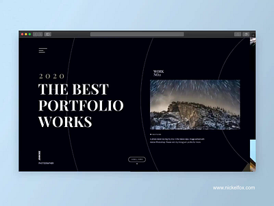 Best Portfolio Website animation color design minimal portfolio portfolio design trend 2020 trending ui ui design userinterface ux vector visual design web website