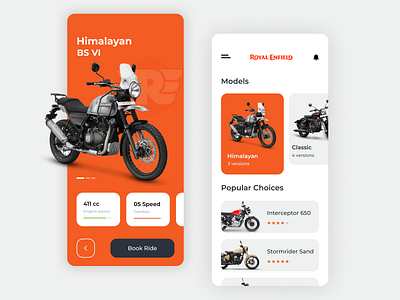Discover Bike App app bike clean color design india interface minimal motorcycle ride royal enfield trending ui ui design userinterface ux ux design visual design web