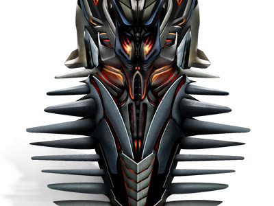 The Fallen Icon transformers icon illustration robots metal