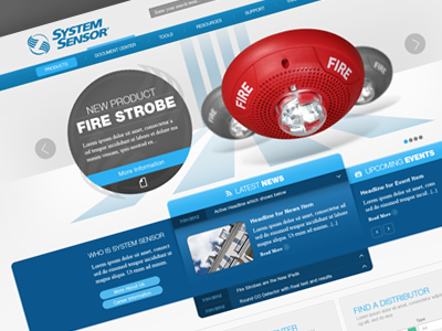 Ss Concept blue web design products red design website web slider clean news