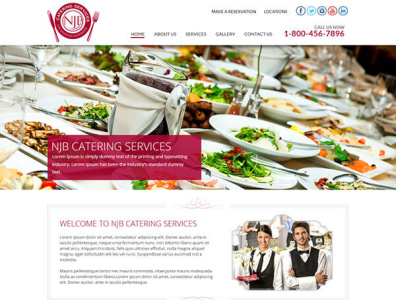 NJB Catering Services - Logo Design Deck