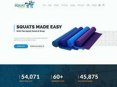 The Squat Towel - Logo Design Deck custom website design responsive website designs website design company website design services website designers
