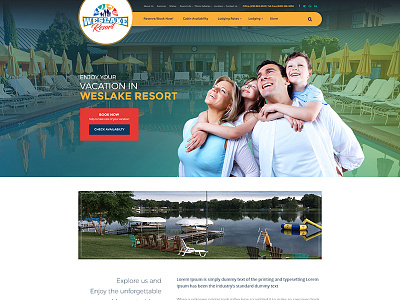 Weslake Resort - Logo Design Deck custom website design responsive website designs website design company website design services website designers