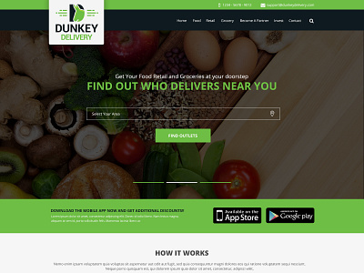 Dunky Delivery - Logo Design Deck custom website design responsive website designs website design company website design services website designers
