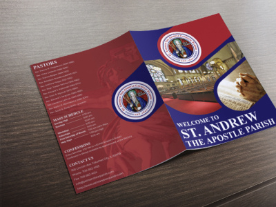 ST. Andrew The Apostle Parish - Logo Design Deck custom custom ad banner designs custom banner designers custom promo designs