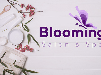 Bloomin Salon Spa - Logo Design Deck