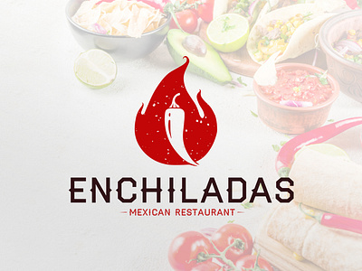 Enchiladas Logo -  Logo Design Deck