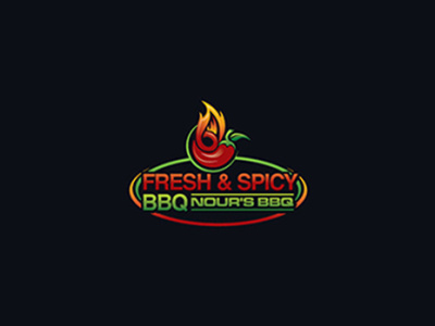 Fresh Spicy BBQ - Logo Design Deck animated logos custom logo designs logo design company logo design services logo designers