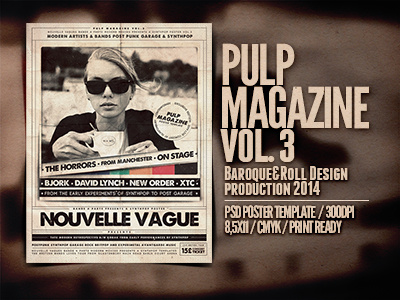 Pulp Magazine vol.3 blog crazy culture fashion free magazine modern music new wave web