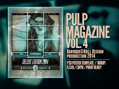 Pulp Magazine vol.4 disco edition fashion glamour music new pink pop poster press retro social