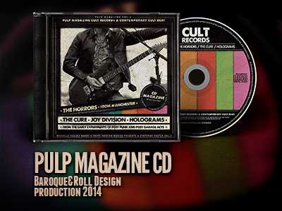 Pulp Magazine CD beat cd colours cult digital new punk records wave