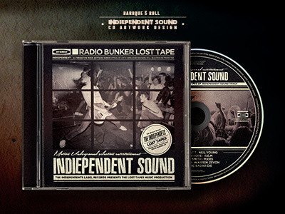 Indiependent Sound alternative artwork cd design grunge indie music radio rock sound vintage