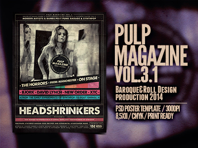 Pulp Magazine vol. 3.1 british clown crazy fashion london modern music new pop pulp wave