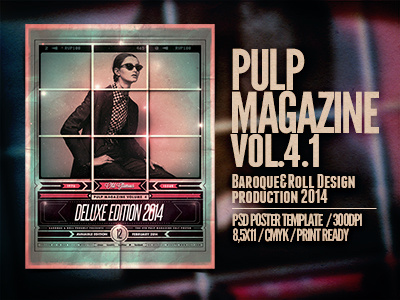 Pulp Magazine vol. 4.1 fashion glamour photo pop poster retro style tv vintage