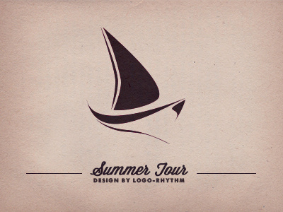 Travel Tour Logo Design blue boat design logo templates polo sea summer tour travel vacancy