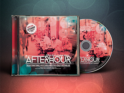 Afterhour Cd alternative cd compilation design multipurpose music records vintage