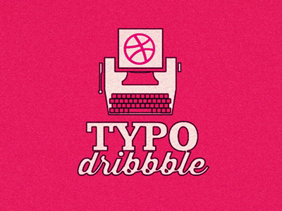 Retro Dribbble Typography