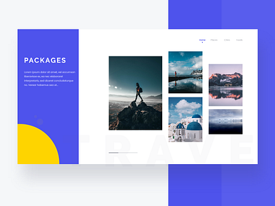 Travel Landing Page - Exploration