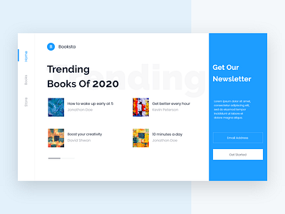 Travel Landing Page - Exploration 😊 app blog book book app clean creative design ebook ebook design homepage interface menu minimal newsletter trending ui ux web web design webdesign