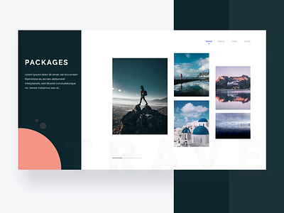 Travel Landing Page - Exploration 😊 adventure agency animation design header homepage motion travel travel agency travel app travelling trending design trip trip planner ui ux vacation web design web header website