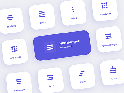 Menu Icons Set 🍔