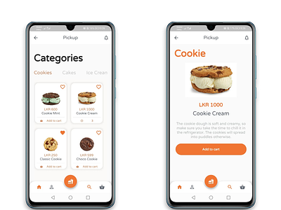 Flutter Cookie Application UI