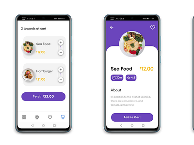 Food Delivery App UI