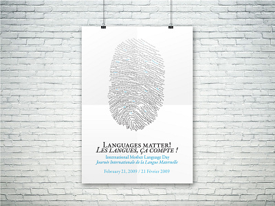 Poster Design , Languages Matter alternative design illustration art poster vector