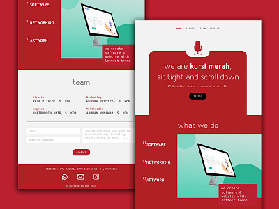 kursimerah company profile technology webdesign