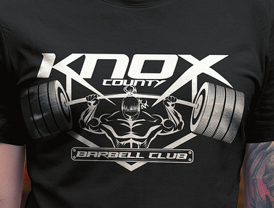 knox t shirt black branding