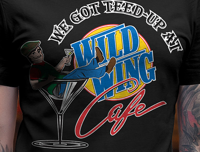 wilng wings cafe branding