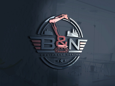 B and N 2 branding design illustration logo