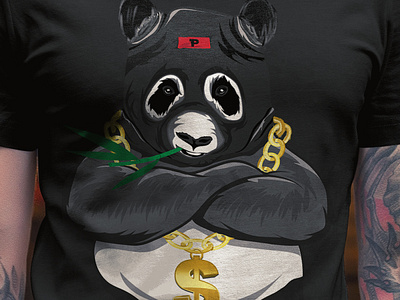 Panda T-shirt design