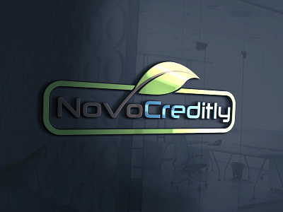 Novo Creditly branding business design graphic design green illustration leaf logo nature typography vector