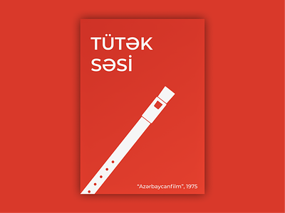 The Sound of Pipe ("Tütək Səsi") design film poster flat poster vector