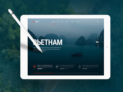 Travel to Vietnam Landing page figma landing landingpage travel webdesign