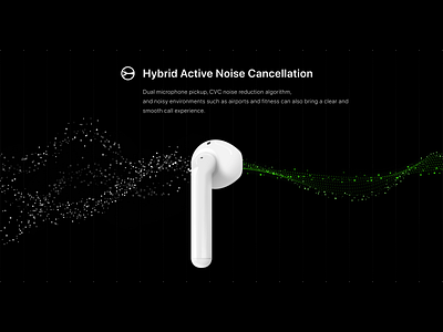 Noise Reduction dots noise cancellation noise reduction webdesign