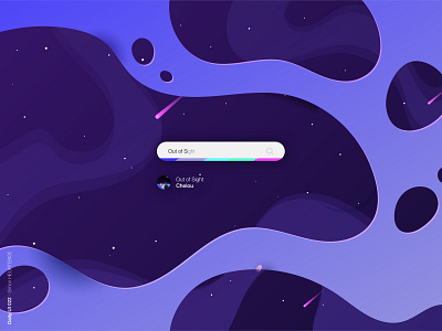 Daily UI 022 - Search daily 100 challenge dailyui dailyui022 dailyuichallenge design purple search space ui uidesign uiux userinterface uxdesign webdesigner