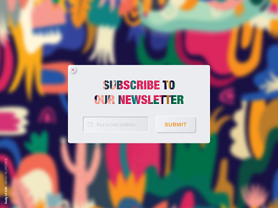 Daily UI 026 - Subscribe daily daily 100 challenge dailyui dailyui026 dailyuichallenge design dribbbleinvite dribbbleinvites form illustrator invitation multicolor newsletter subscribe ui uidesign uiux userinterface uxdesign webdesigner