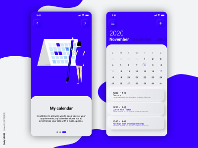 Daily UI 038 - Calendar