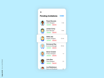 Daily UI 078 - Pending Invitation 078 daily daily 100 challenge daily ui 078 dailyui dailyuichallenge design ui uidesign uiux userinterface uxdesign webdesigner