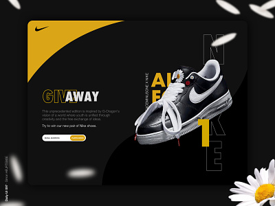 Daily UI 097 - Giveaway 097 daily daily 100 challenge dailyui dailyui097 dailyuichallenge design dribbble invite email game giveaway nike nike shoes online store ui uidesign uiux userinterface uxdesign webdesigner