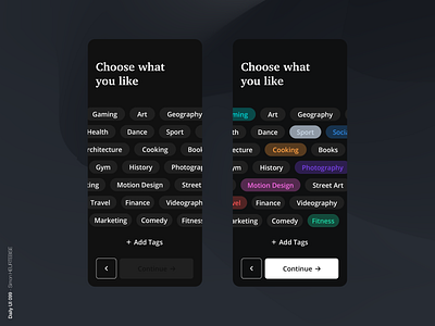 DailyUI 099 - Categories 099 categories daily daily 100 challenge dailyui dailyuichallenge design dribbble invite invitation tags ui uidesign uiux userinterface uxdesign webdesigner