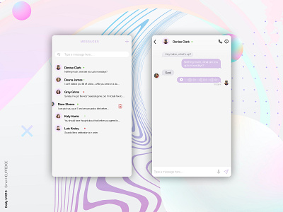 Daily UI 013 - Direct Messaging 013 daily daily 100 challenge dailyui dailyui013 dailyuichallenge design illustration message ui uidesign uiux userinterface uxdesign webdesigner